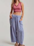 You're My Kind Of Stripe Pants in Blue
