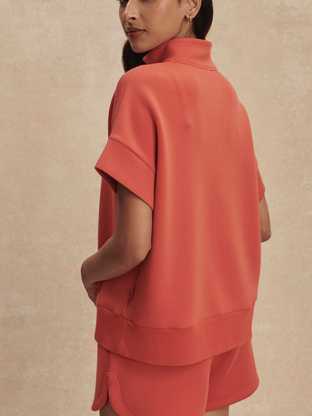 Ritchie Short Sleeve Sweat in Summer Fig