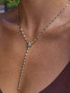 Cieline CZ Lariat Necklace