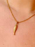 Isla Sardine Fish Necklace