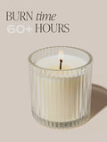 Thank You Boxed Ribbed Glass Candle