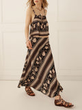 Petalwood Maxi Skirt in Nightfall