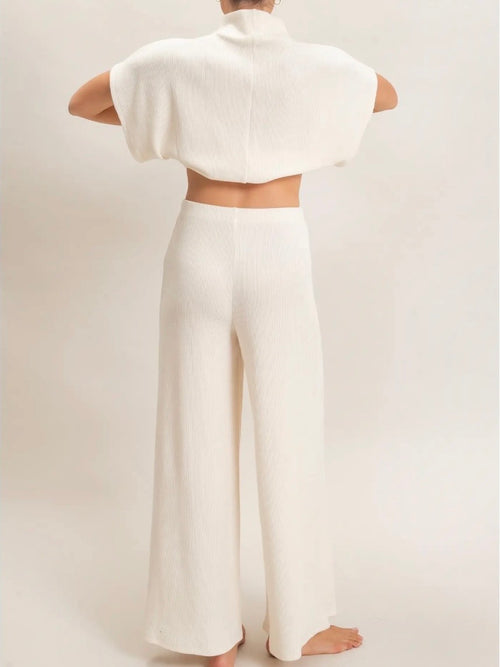 Knit With It Set in Cream