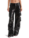 Duo Sequin Pant in Black