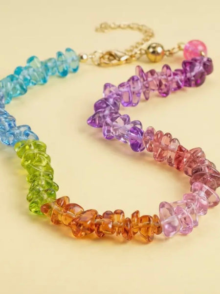 Recycled Plastic Puffy Cloud Clip in Rosewood