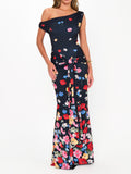 Winona Wrap Maxi Dress in Falling Floral