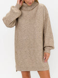 Chester Sweater Dress in Oatmeal Knit