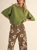 MOCKtauk Sweater in Olive