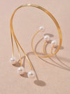 Pressed For Pearls Arm Cuff