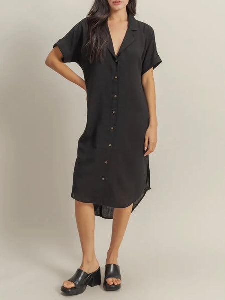 Lotty Dress in Pink Stripe