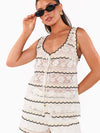 Take It Easy Tank in French Vanilla Lace