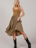 Dirty Martini Dress in Olive