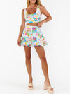 Celeste Skort in Amalfi Coast Linen