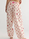 On Repeat PJ Pant in Ivory Combo Dots