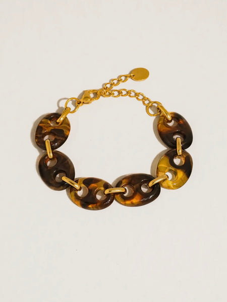 Acacia Chunky Resin Link Bracelet