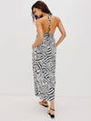 X RAILS Palazzo Dress in Playa Blanca