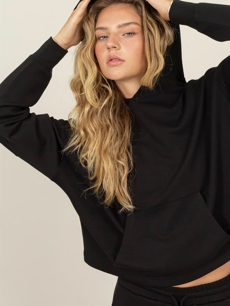 Travel 'Fit Sweatshirt in Black