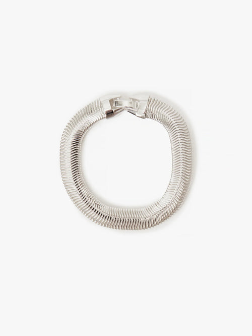 Snake Chain Bracelet in Silver