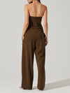 Bryony Jumpsuit in Brown