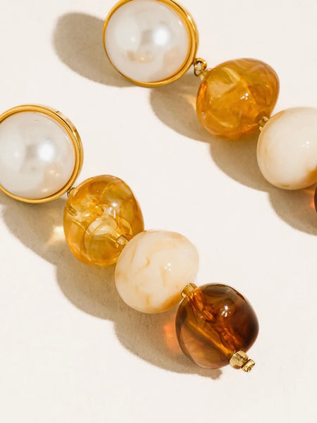 Alani Stone Earrings in Neutral