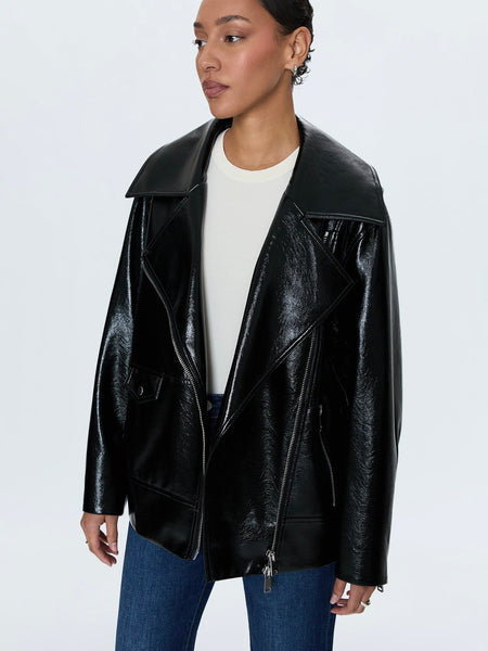 Winona Jacket in Black Vinyl