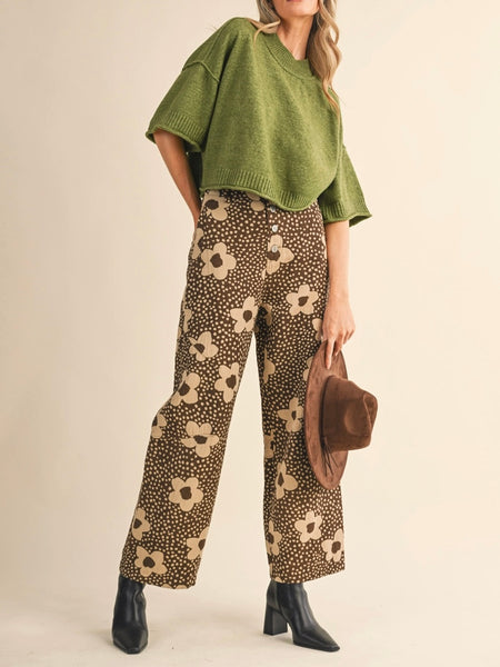 MOCKtauk Sweater in Olive