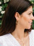 Bamboo Hoop Earrings
