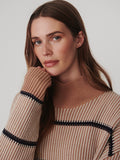Holland Knit Sweater in Mid Tan