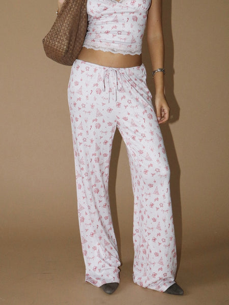 Trim the Tree Pant in Pale Lilac