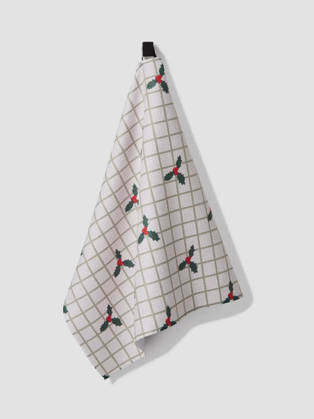 Merry and Plaid Tea Towel