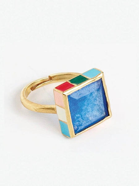 Marlowe Square Stone Ring