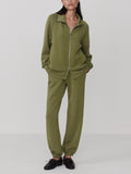 The Classic Cuff Pant 28.5 in Loden Green