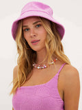 Bucket Hat in Shell Pink