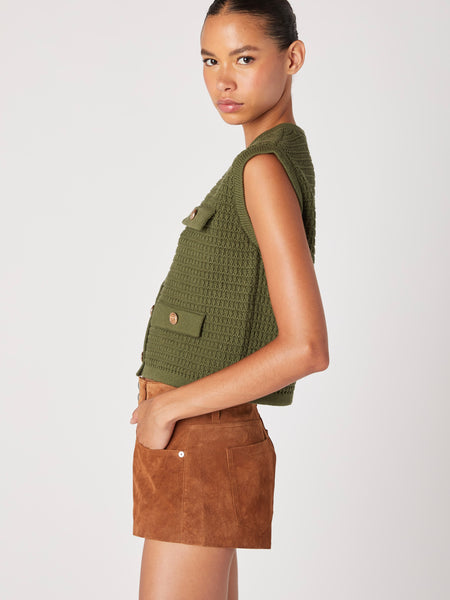 Smooth Sailing Vest in Olive