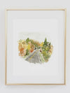 Autumn Road Art Print