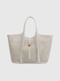 Malia Lasercut Bag in Ivory
