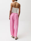 Theo Poplin Pant in Azalea