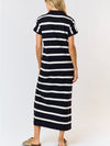 Stripes Never Hurt Anybody Maxi in Black