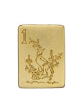 One Bam Bird Mahjong Tile Pearl Bracelet