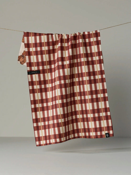 Plaid Teddy Luxe Kitchen Towel