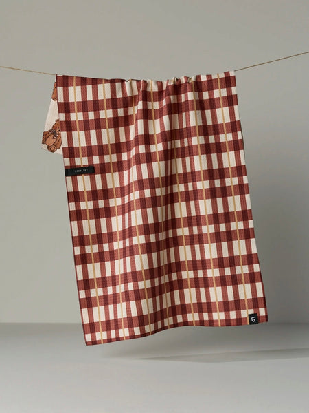 Plaid Teddy Luxe Kitchen Towel
