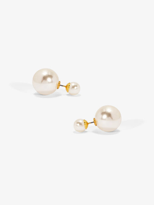 It Takes Two Pearl Earrings
