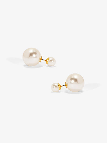 It Takes Two Pearl Earrings