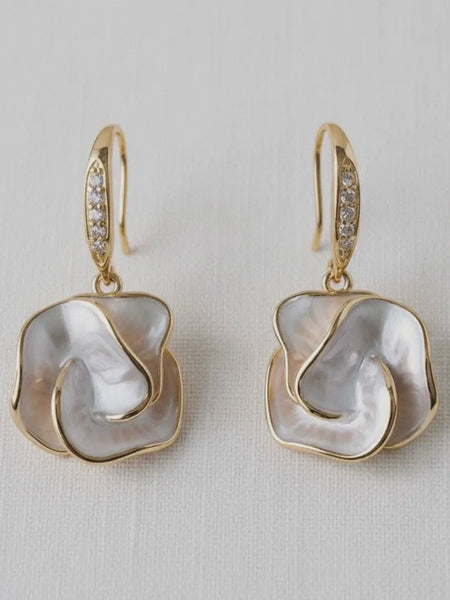 Camellia Flower Earrings