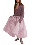 Emilia Full Skirt in Plum Blossom