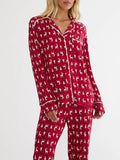 Livy & Connie PJ Set in Rouge Frost