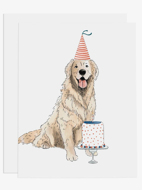 Golden Party Greeting Card