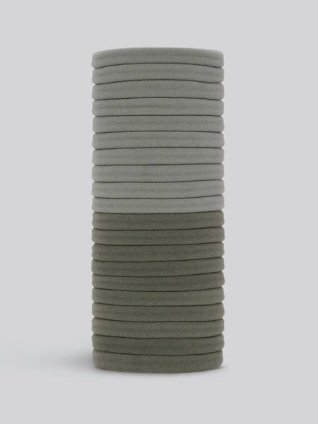 Eco-Friendly Nylon Elastics 20pc in Eucalyptus