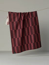 Festive Cranberry Luxe Kitchen Towel