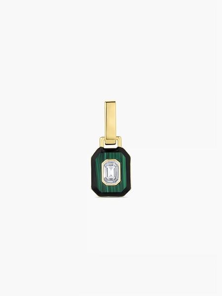 Malachite Tag Charm